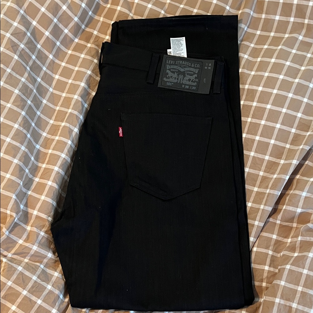 Levi's Men's Black 501 Jeans